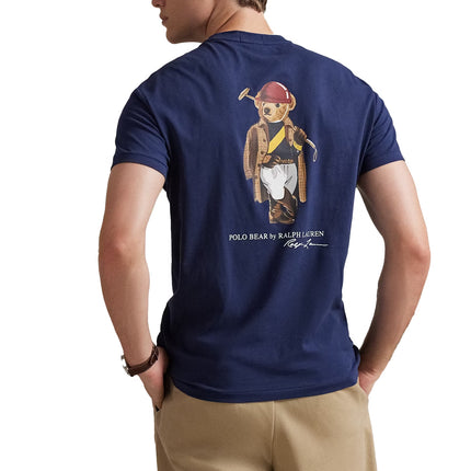 Polo Ralph Lauren Men's Classic Fit Polo Bear Jersey T-Shirt Newport Navy Society Bear