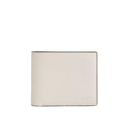 Coach Men's 3 In 1 Wallet Gunmetal/Chalk