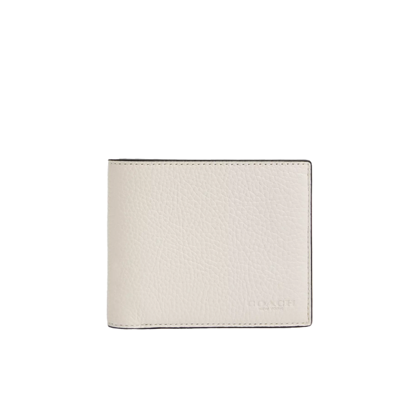 Coach Men's 3 In 1 Wallet Gunmetal/Chalk