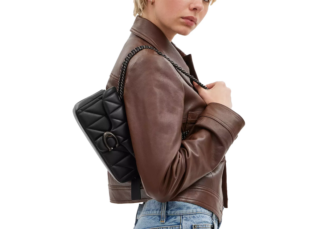 Coach Women's Tabby Shoulder Bag 20 With Pillow Quilting Pewter/Black