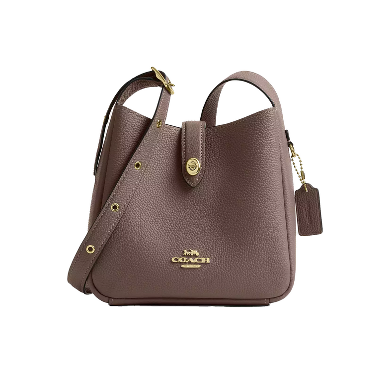 Coach Women's Hadley Mini Crossbody Bag Gold/Dark Stone
