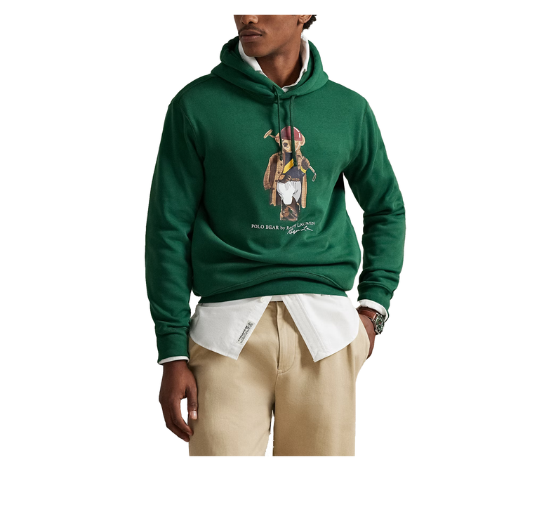 Polo Ralph Lauren Men's Polo Bear Fleece Hoodie New Forest Society Bear