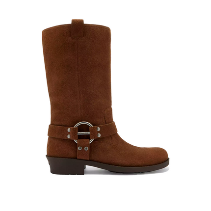 Coach Women's Harness Boot Suede/Sable