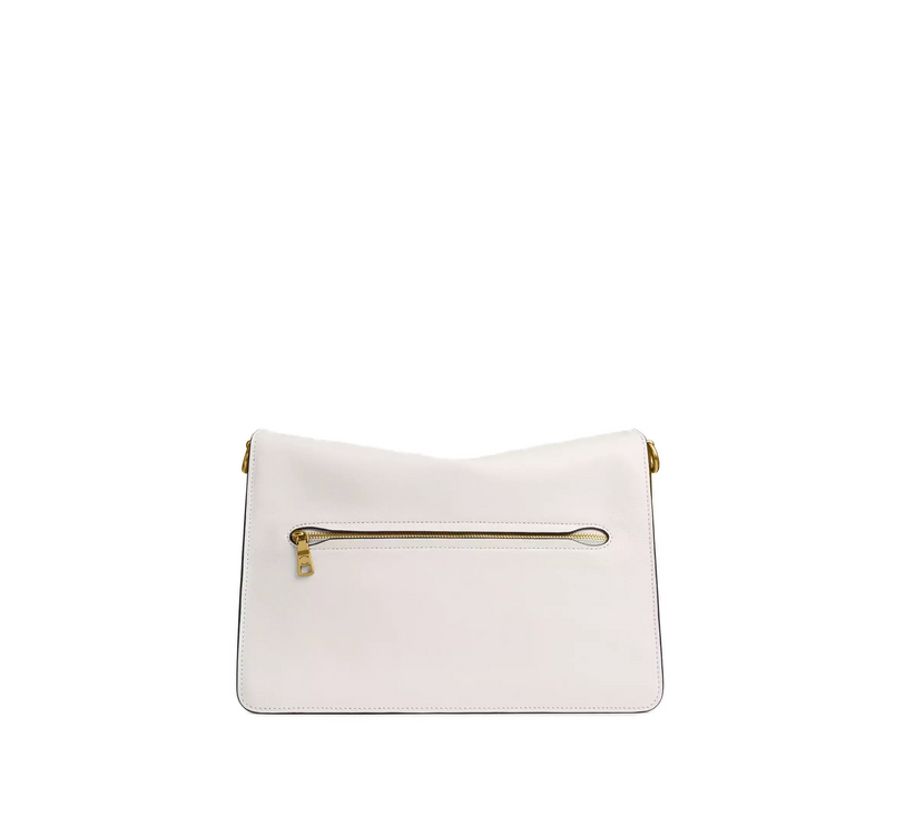 Coach Women's Chain Tabby Shoulder Bag 30 Brass/Chalk