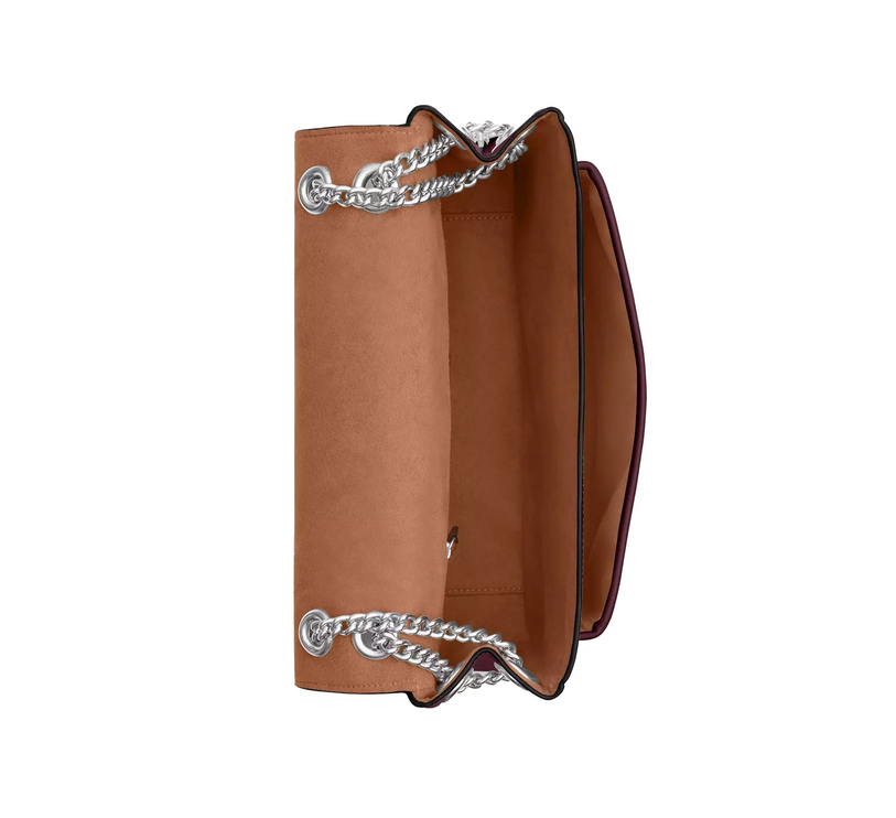 Coach Women's Elodie Crossbody Bag Silver/Dark Wine