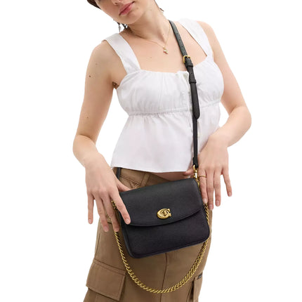 Coach Women's Cassie Crossbody Bag 19 Brass/Black