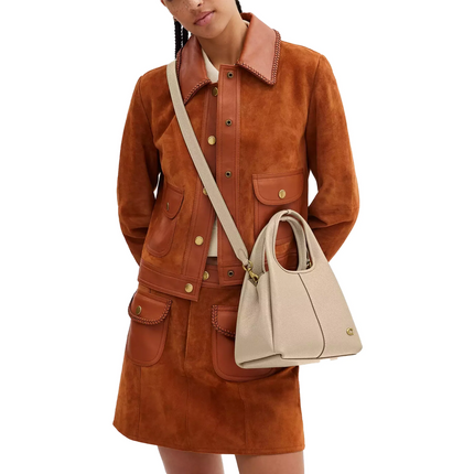 Coach Women's Lana Shoulder Bag 23 Brass/Ivory