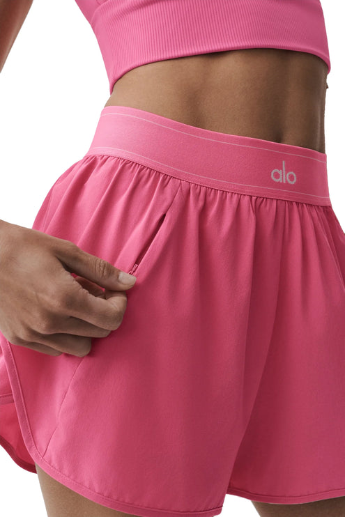 alo Women's Match Point Short Paradise Pink