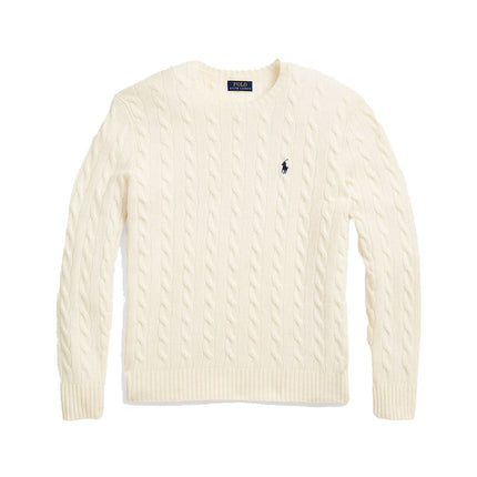Polo Ralph Lauren Men's Cable-Knit Wool-Cashmere Sweater Andover Cream