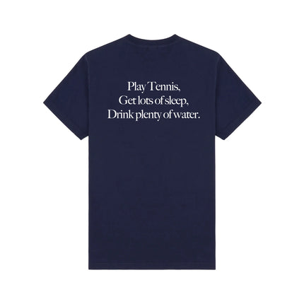 Sporty & Rich Women's Play Tennis T-Shirt Navy/White