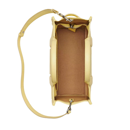Marc Jacobs Women's The Leather Medium Tote Bag Custard