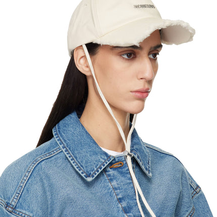 Jacquemus Unisex The Artichaut Denim Cap Off-White