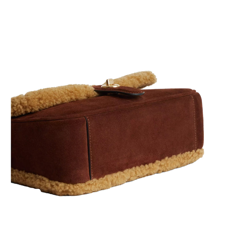 Coach Women's Hadley Shoulder Bag Gold/Vintage Brown Multi