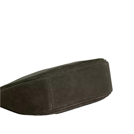 Coach Women's Teri Mini Crossbody Bag Suede/Gunmetal/Army Green