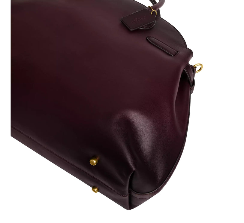 Coach Women's Soft Empire Carryall Bag 48 Brass/Merlot