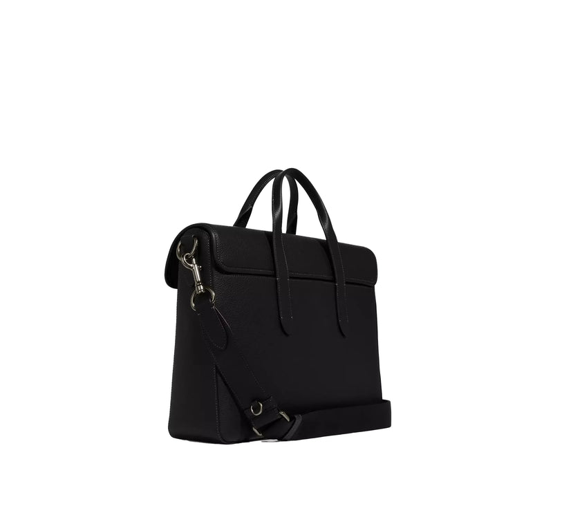 Coach Unisex Sullivan Portfolio Brief Gunmetal/Black