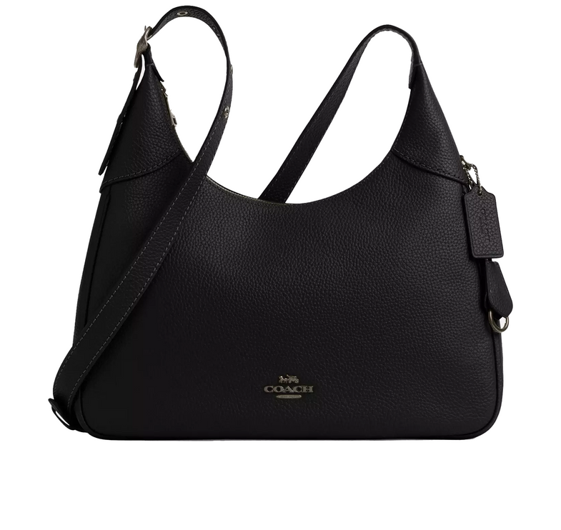 Coach Women's Ella Shoulder Bag Gunmetal/Black