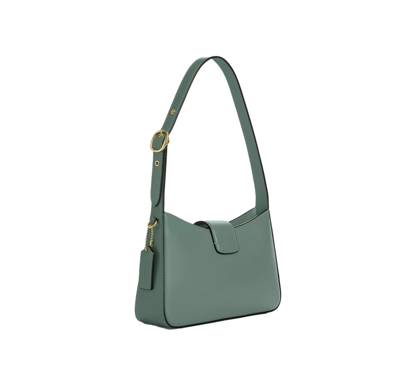 Coach Women's Eliza Shoulder Bag With Zipper Closure Gold/Sage