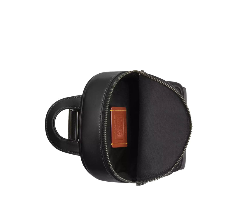 Coach Men's Small Turnlock Sling Pack Gunmetal/Black