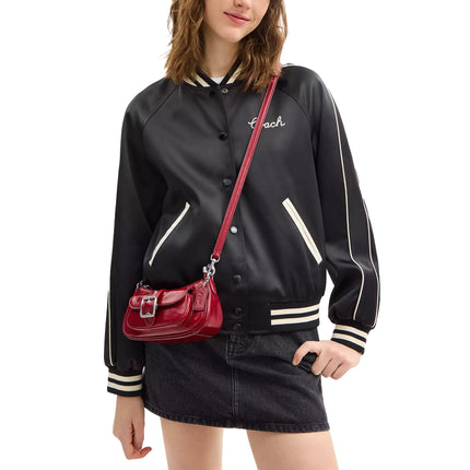 Coach Women's Ashton Mini Shoulder Bag Red/Silver