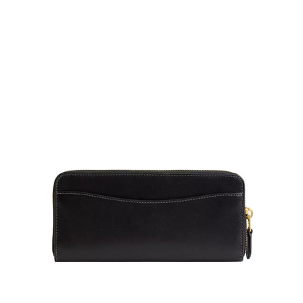 Coach Women's Essential Slim Accordion Zip Wallet Brass/Black