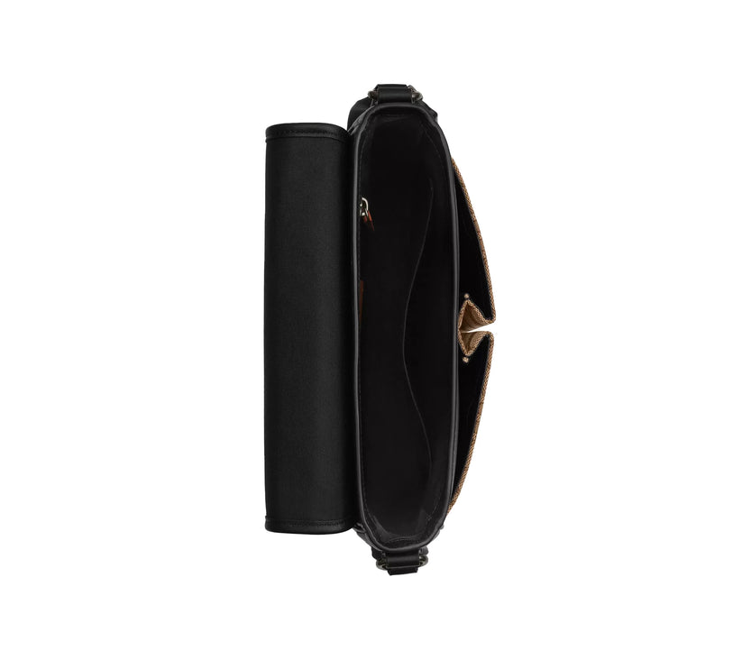 Coach Unisex Sprint Map Bag 25 In Signature Jacquard Qb/Tan/Black