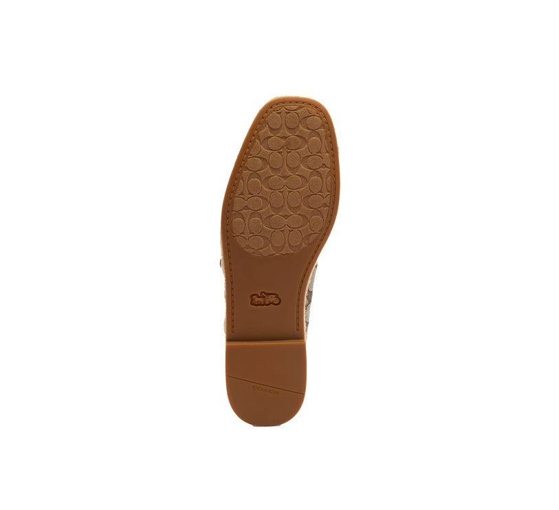 Coach Women's Mary Jane Espadrille In Signature Jacquard Oak/Maple