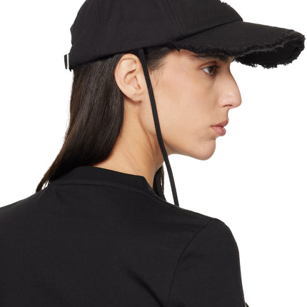 Jacquemus Unisex The Artichaut Cap Black