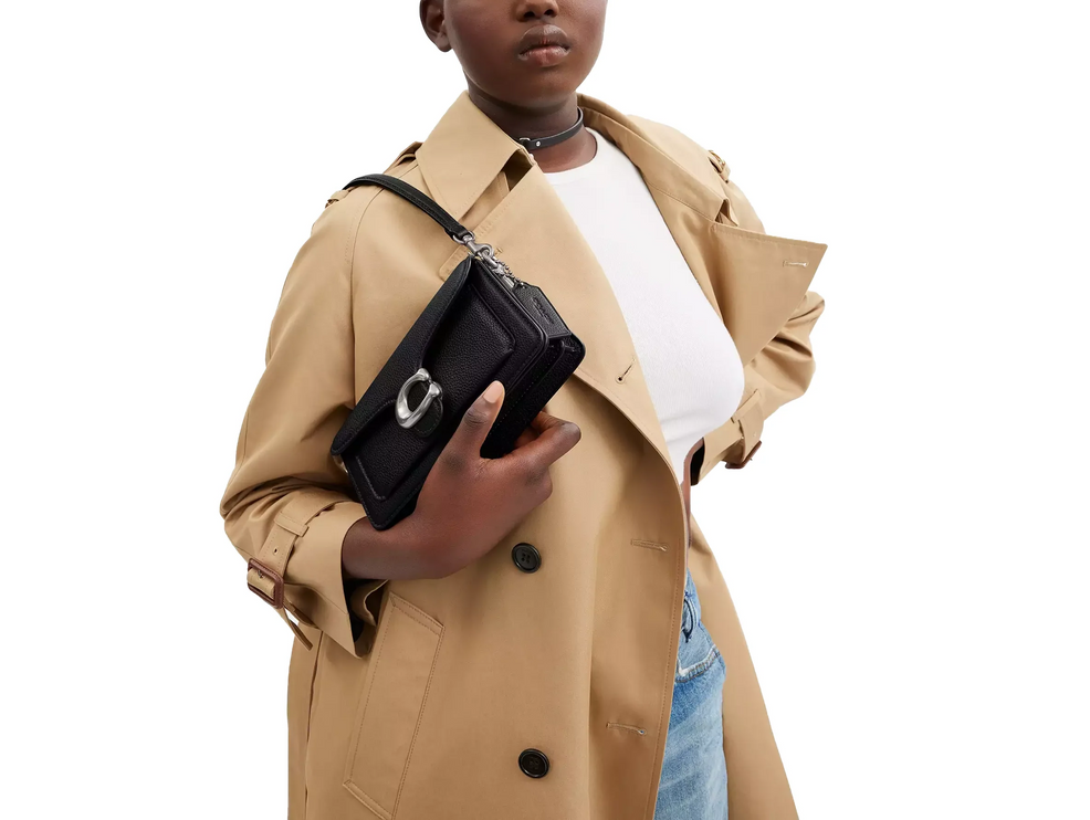 Coach Women's Tabby Shoulder Bag 20 Silver/Black