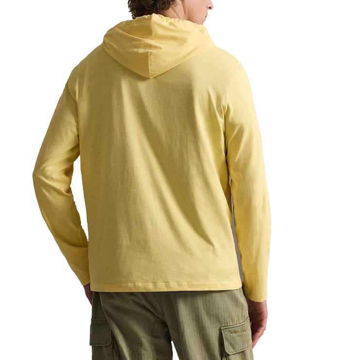 Polo Ralph Lauren Men's Polo Bear Hooded T-Shirt Corn Yellow Summer Bear