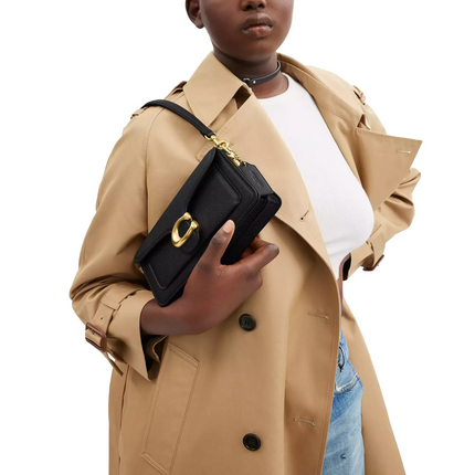 Coach Women's Tabby Shoulder Bag 20 Brass/Black