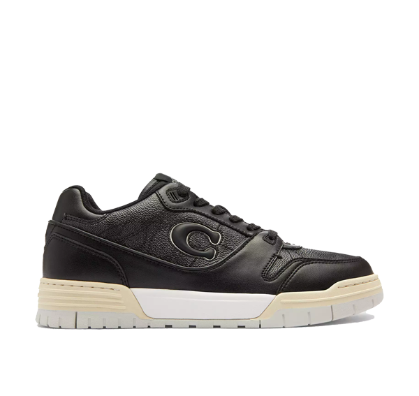 Coach Women's Soho Sneaker With Signature Canvas Charcoal/Black