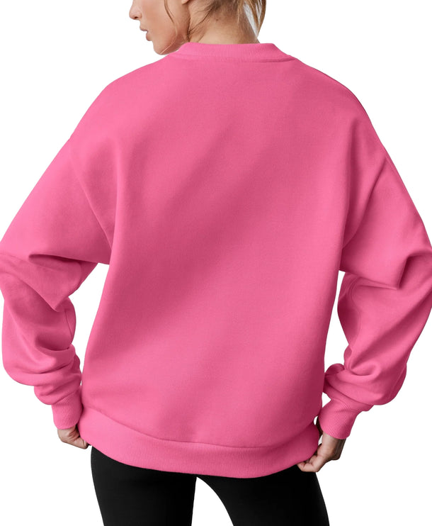 alo Women's Accolade Crew Neck Pullover Paradise Pink