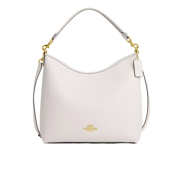 Coach Women's Laurel Large Shoulder Bag Gold/Chalk