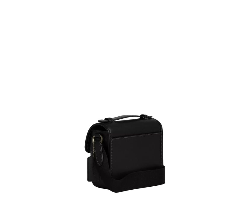 Coach Unisex Racer Crossbody Bag Gunmetal/Black