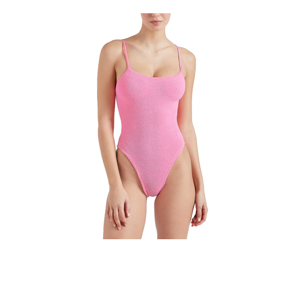 HUNZA G Women's Pamela Swim Bubblegum