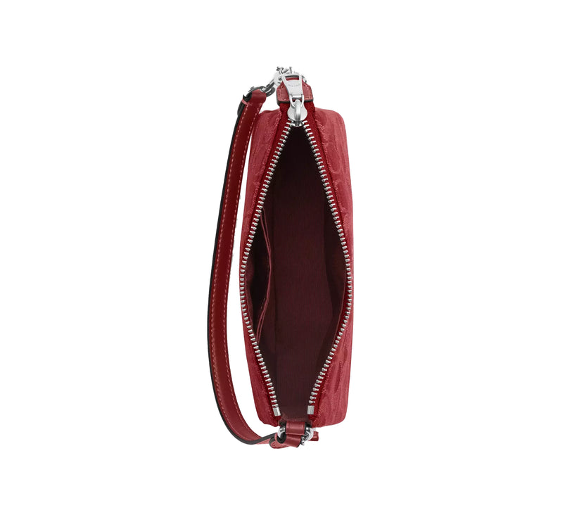 Coach Women's Nolita 19 In Signature Denim Silver/True Red