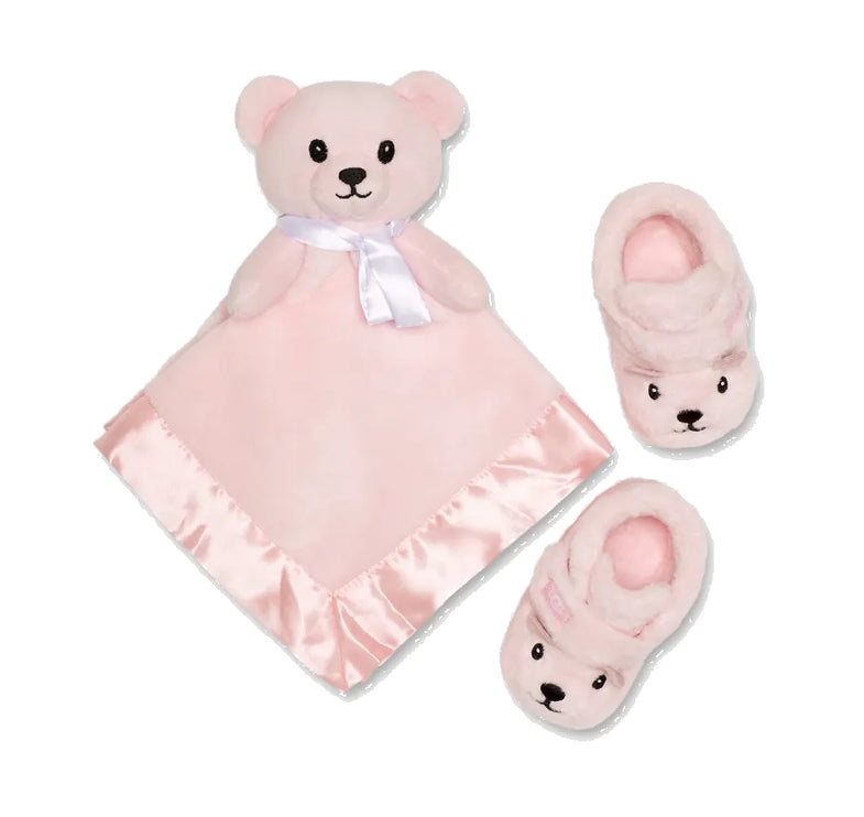 UGG Baby Bixbee And Lovey Bear Stuffie Seashell Pink