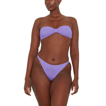 HUNZA G Women's Jean Bikini Lilac