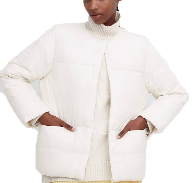 Uniqlo Women's Light Down Jacket 01 Off White