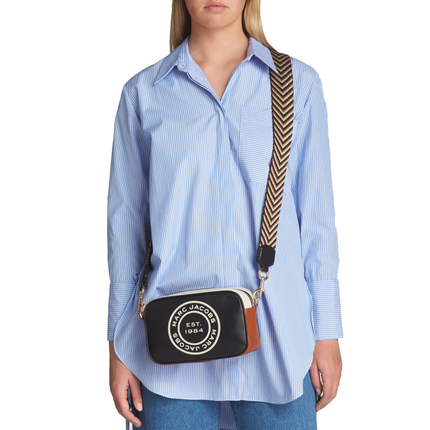 Marc Jacobs Women's Flash Leather Crossbody Bag Colorblock Black/Multi
