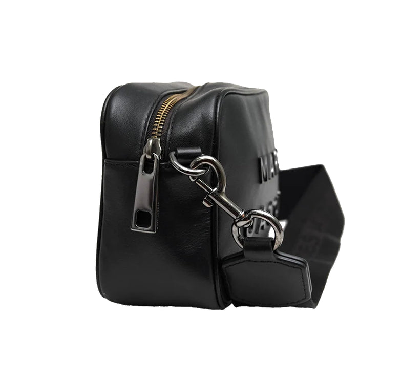 Marc Jacobs Women's Flash Leather Crossbody Bag Full Black
