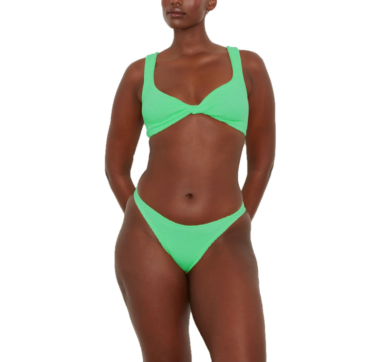 HUNZA G Women's Juno Bikini Lime