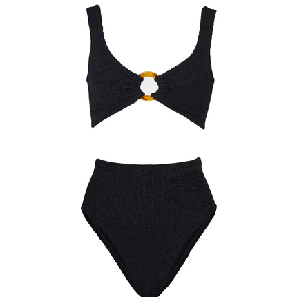 HUNZA G Women's Nadine Bikini Black