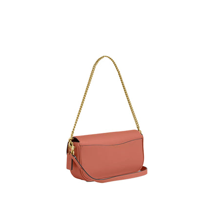 Coach Women's Brook Flap Chain Bag Brass/Dark Peach