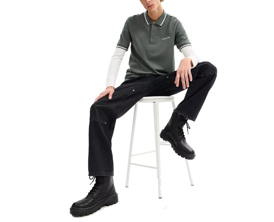 Coach Men's Combat Boot Black