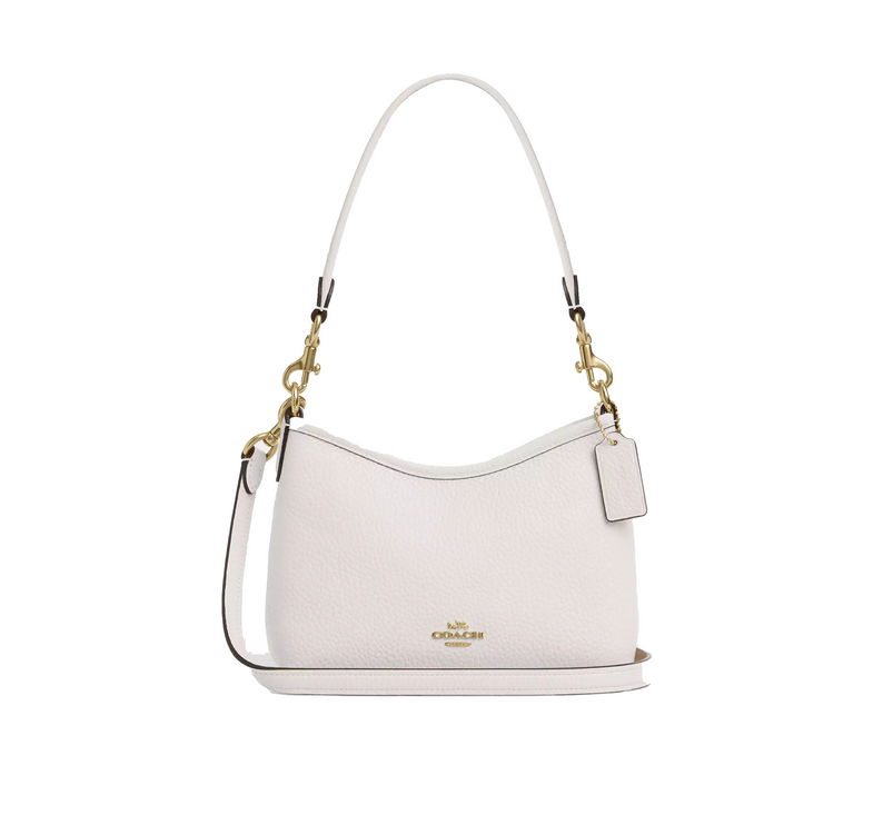 Coach Women's Laurel Small Shoulder Bag Gold/Chalk