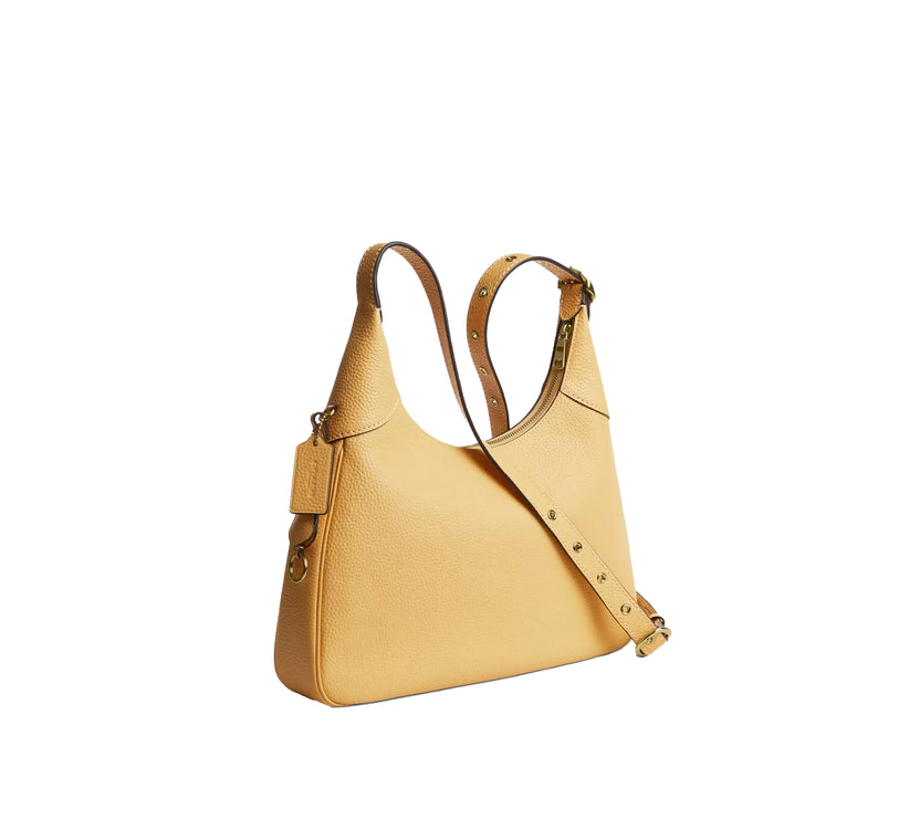 Coach Women's Ella Shoulder Bag Gold/Soft Yellow