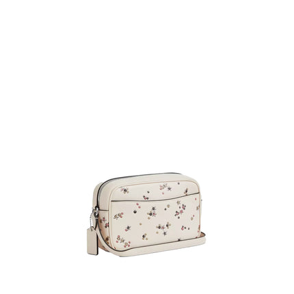 Coach Women's Mini Jamie Camera Bag With Star Print White/Silver