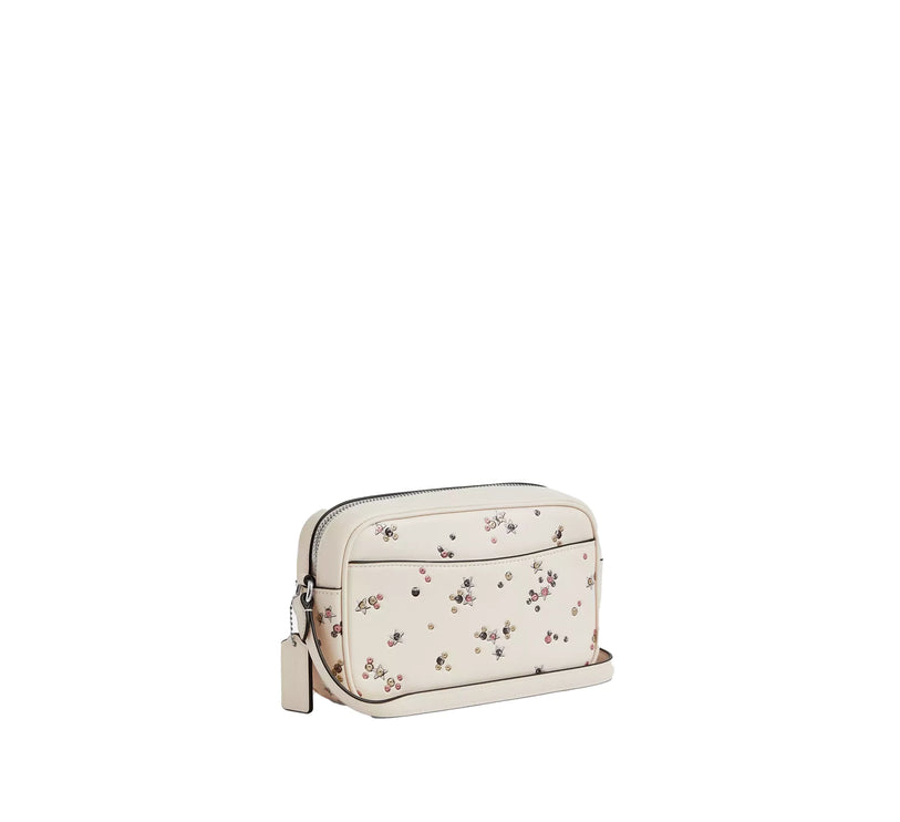 Coach Women's Mini Jamie Camera Bag With Star Print White/Silver